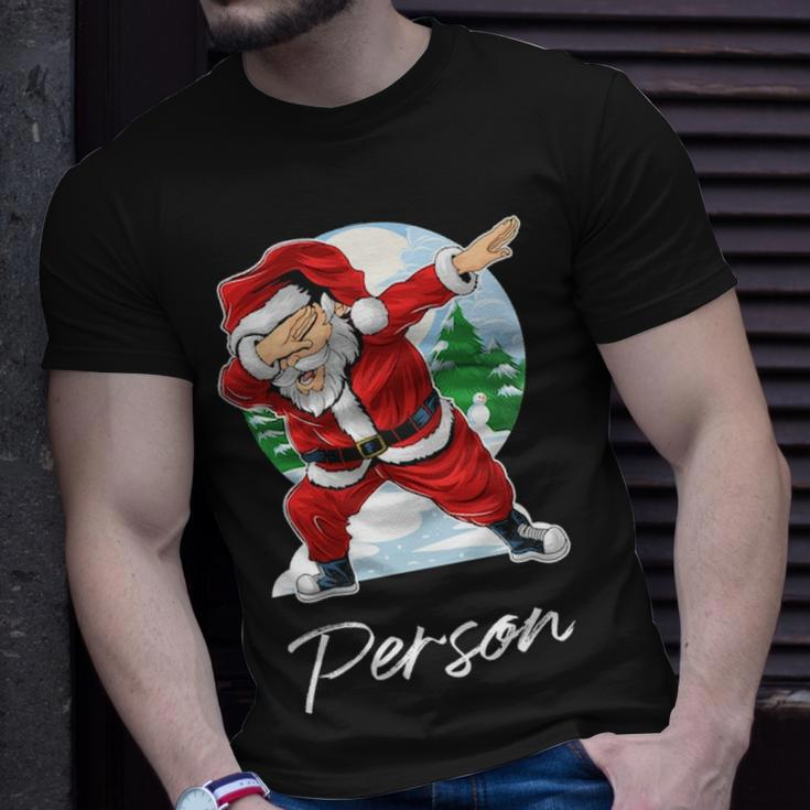 Person Name Gift Santa Person Unisex T-Shirt Gifts for Him