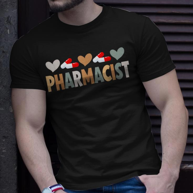 Pharmacist Medicine Pharmacy Technician Pills T-Shirt Gifts for Him
