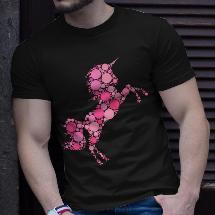 Pink Polka Dot Unicorn International Dot Day T-Shirt Gifts for Him