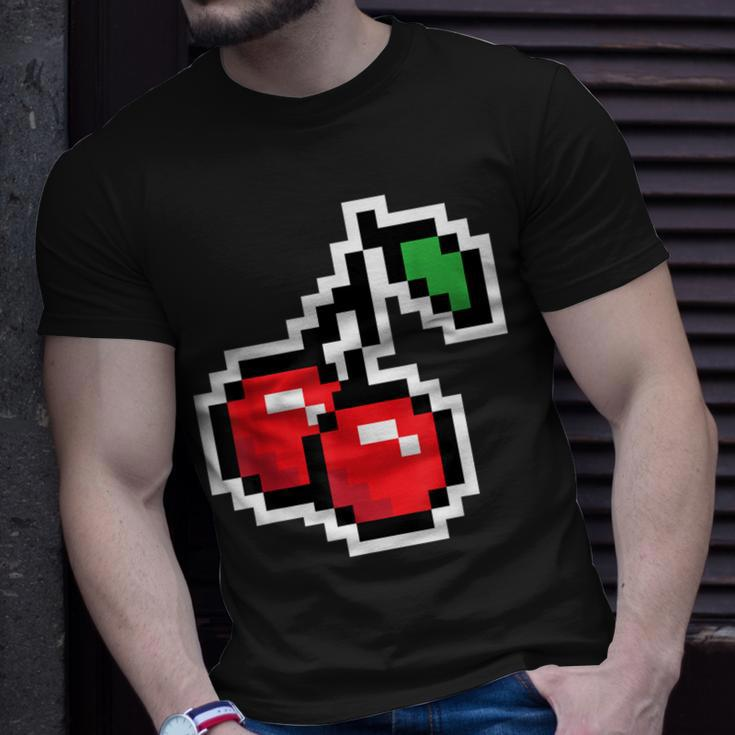 Pixel Cherries 80S Video Game Halloween Costume Easy Group T-Shirt Gifts for Him