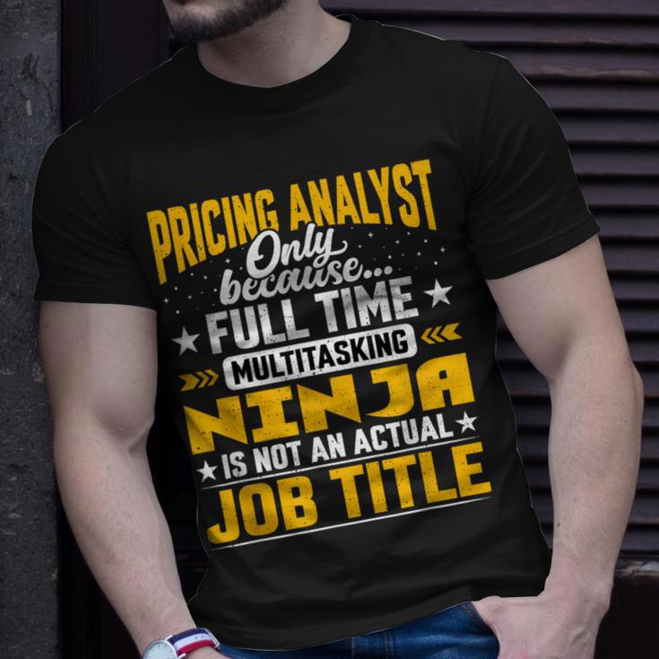 Pricing Analyst Job Title Pricing Researcher Accountant T-Shirt Gifts for Him