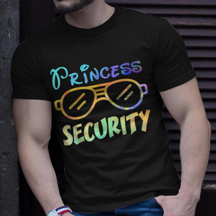 Princess Security Guard For Dad Daddy Boyfriend Unisex T-Shirt Gifts for Him