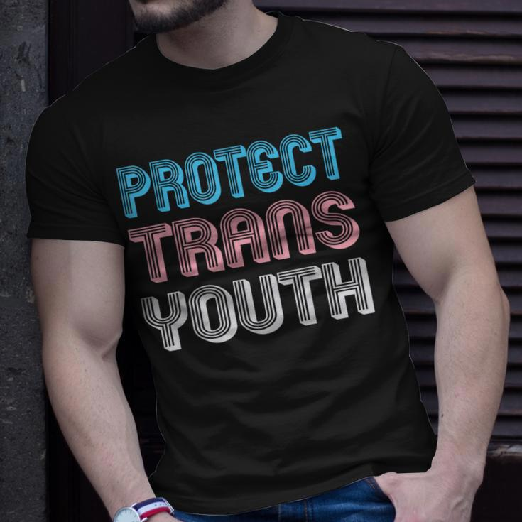 Protect Trans Youth Kids Transgender Lgbt Pride Unisex T-Shirt Gifts for Him