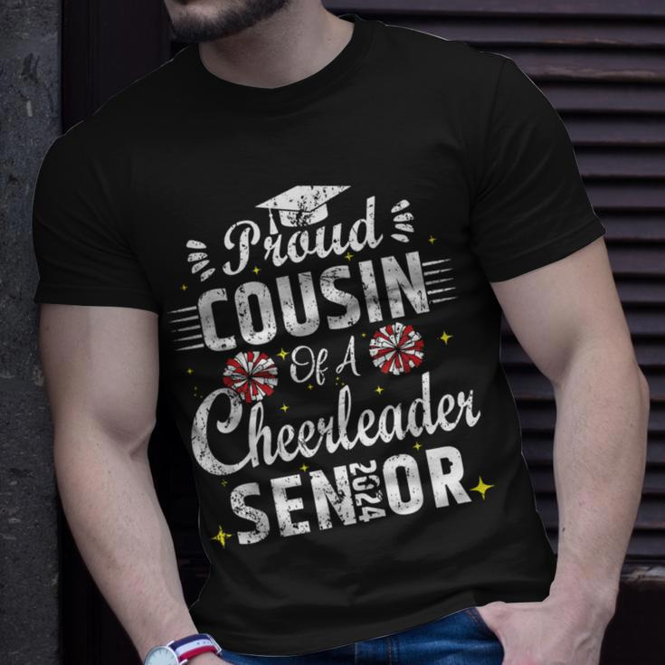 Proud Cousin Of Cheerleader Senior 2024 Senior Cheer Cousin T-Shirt Gifts for Him