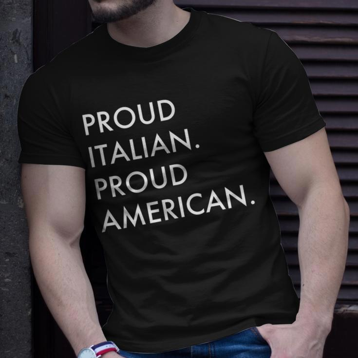 Proud Italian Proud American Love My Italy Unisex T-Shirt Gifts for Him