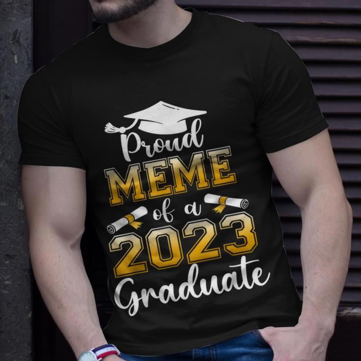 Proud Meme Of A Class Of 2023 Graduate Senior 23 Unisex T-Shirt Gifts for Him