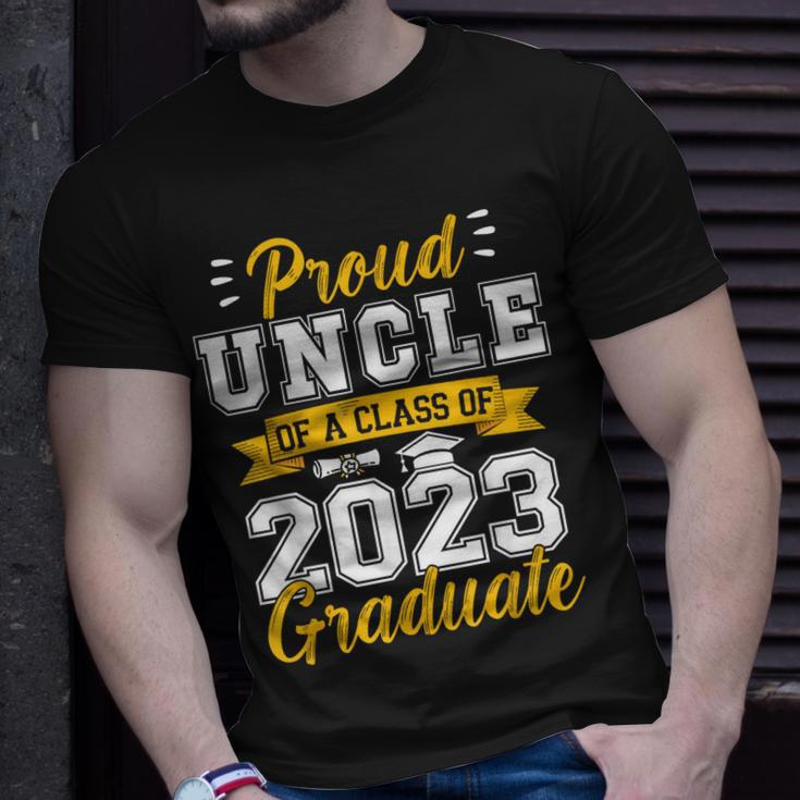 Proud Uncle Of A Class Of 2023 Graduate Senior Graduation Gift For Mens Unisex T-Shirt Gifts for Him