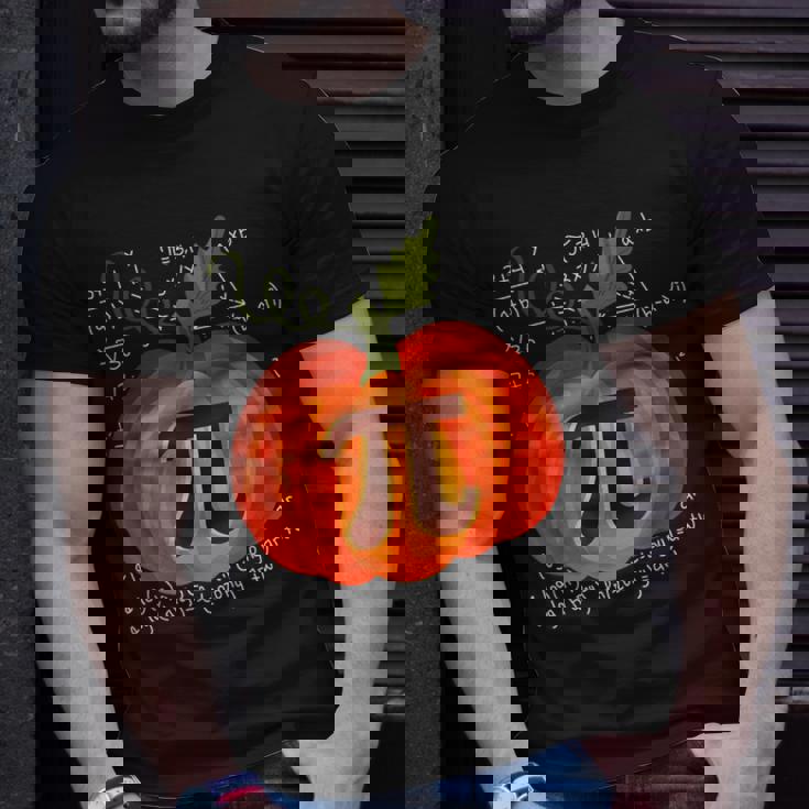 Pumpkin Pie Math Halloween Thanksgiving Pi Day T-Shirt Seseable UK