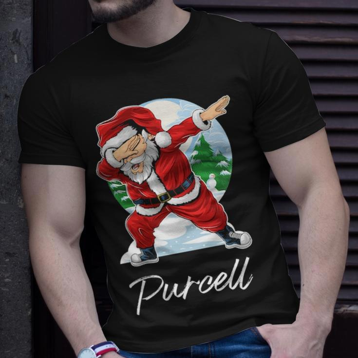 Purcell Name Gift Santa Purcell Unisex T-Shirt Gifts for Him