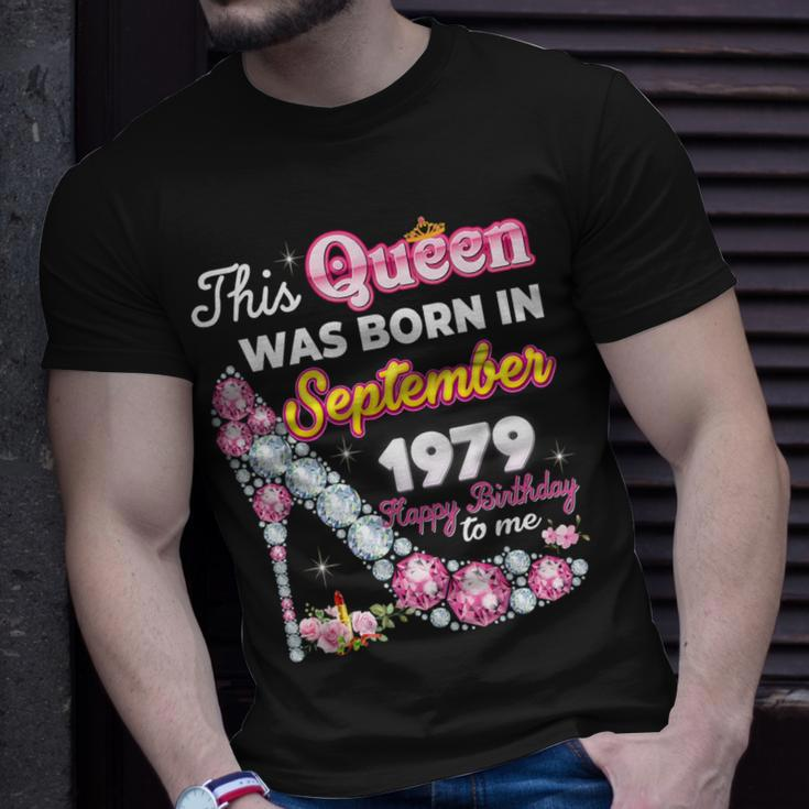 This Queen Was Born In September 1979 Happy 44Th Birthday To T-Shirt Gifts for Him