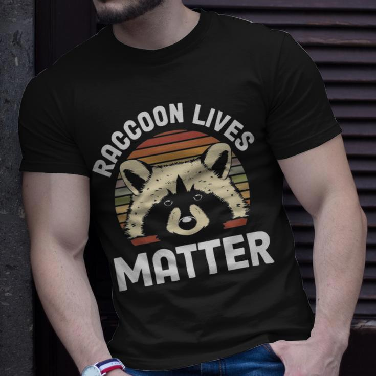 Raccoon Lives Matter Funny Raccoon Gift - Raccoon Lives Matter Funny Raccoon Gift Unisex T-Shirt Gifts for Him