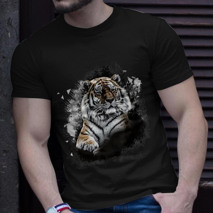 Realistic Awesome Tiger Animal Lovers T-Shirt Gifts for Him