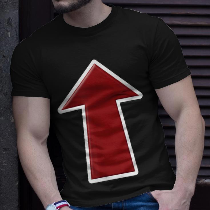 Red Arrow Pointing Up T-Shirt Gifts for Him