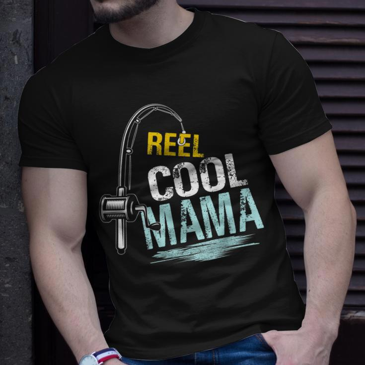 Reel Cool Mama Fishing Fisherman Funny Retro Gift For Women Unisex T-Shirt Gifts for Him