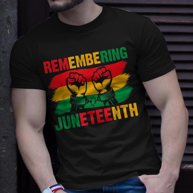 Remembering My Ancestors Junenth Celebrate Junenth Day Unisex T-Shirt Gifts for Him