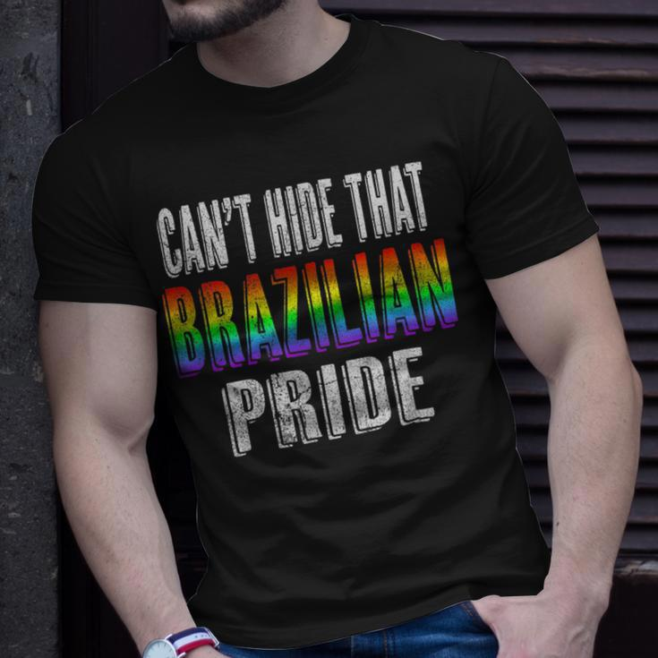 Retro 70S 80S Style Cant Hide That Brazilian Pride Unisex T-Shirt Gifts for Him