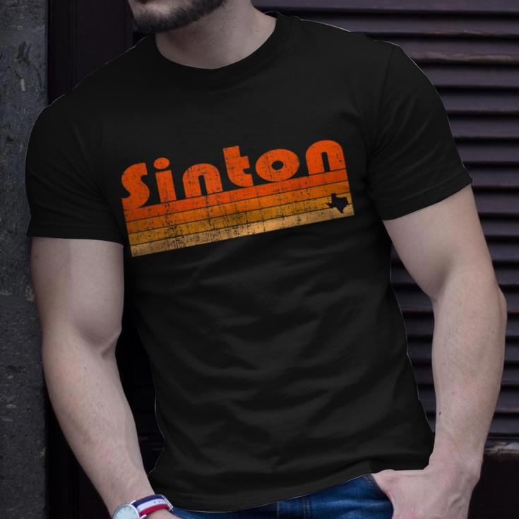 Retro 80S Style Sinton Tx T-Shirt Gifts for Him