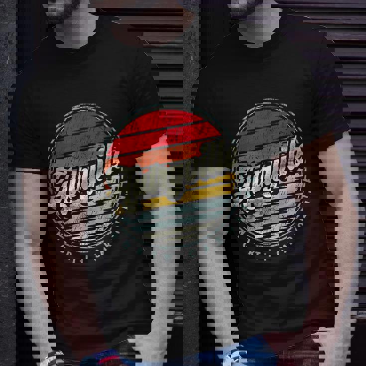 Retro Autryville Home State Cool 70S Style Sunset T-Shirt Gifts for Him