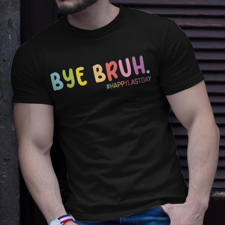 Retro End Of School Year Happy Last Day Summer Bruh We Out Unisex T-Shirt Gifts for Him