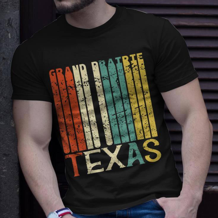 Retro Grand Prairie Residents State Texas T-Shirt Gifts for Him