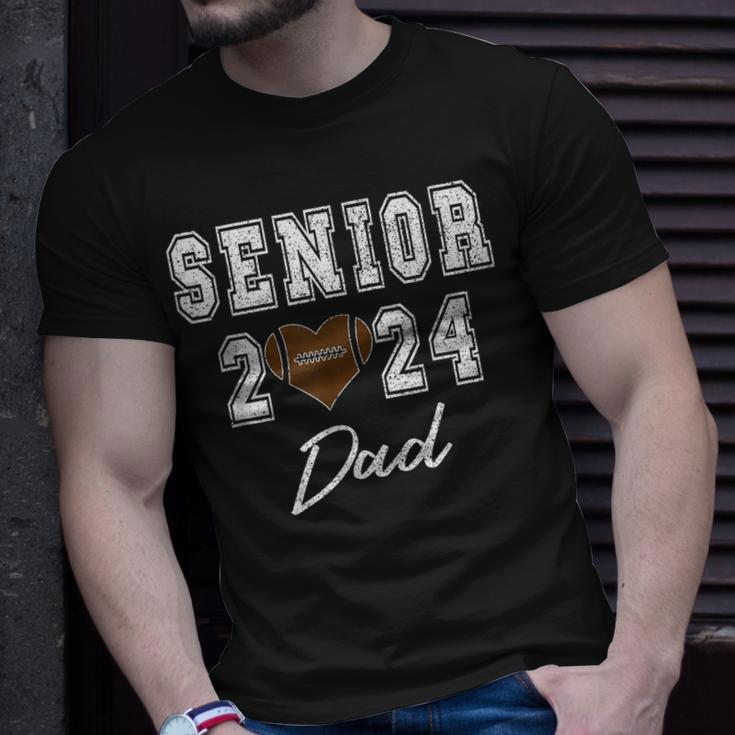 Retro Matching Family Football Class Of 2024 Dad Unisex T-Shirt Gifts for Him