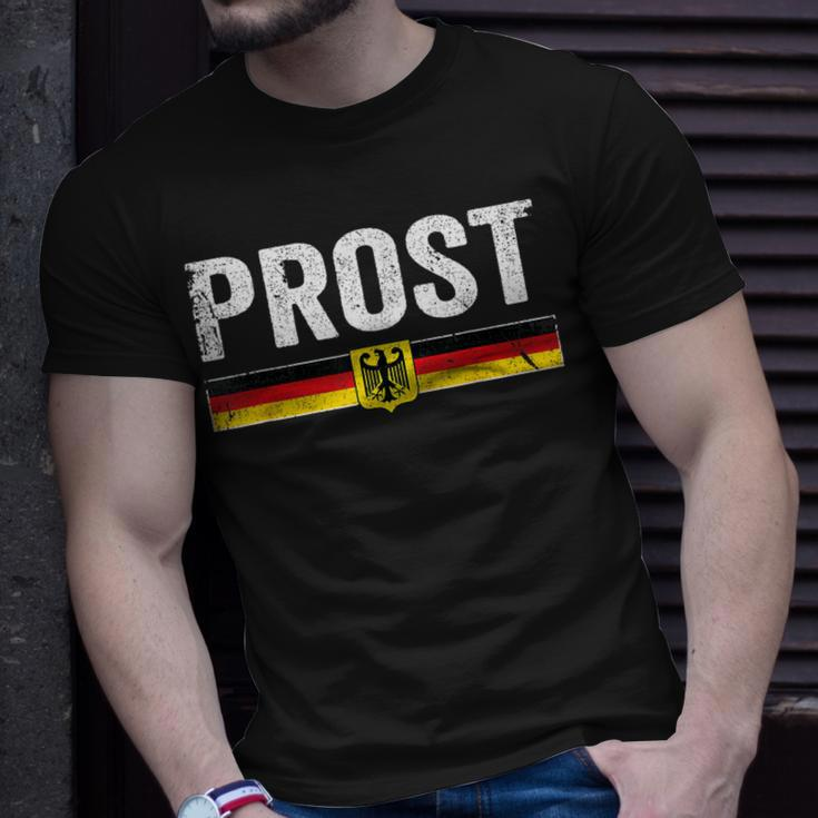 Retro Oktoberfest German Flag Prost T-Shirt Gifts for Him