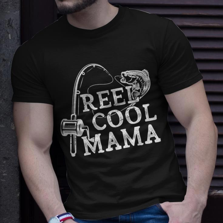 Retro Reel Cool Mama Fishing Fisher Mothers Day Gift For Women Unisex T-Shirt Gifts for Him