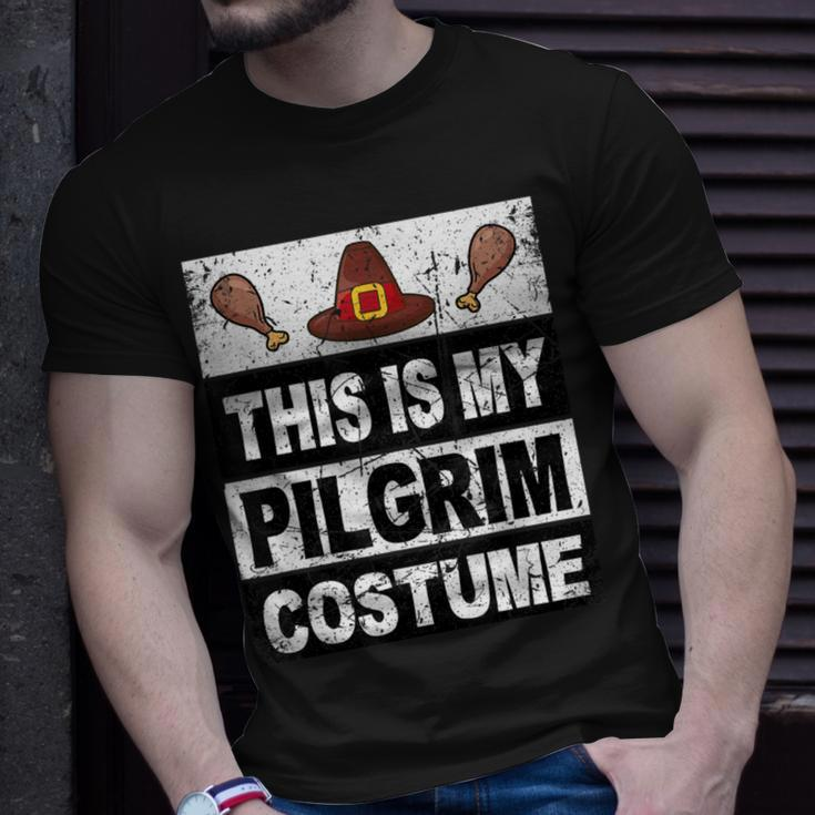 Retro Thanksgiving Pilgrim Costume Turkey Day Boys T-Shirt Gifts for Him