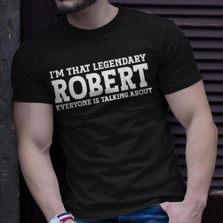 Robert Personal Name Robert T-Shirt Gifts for Him