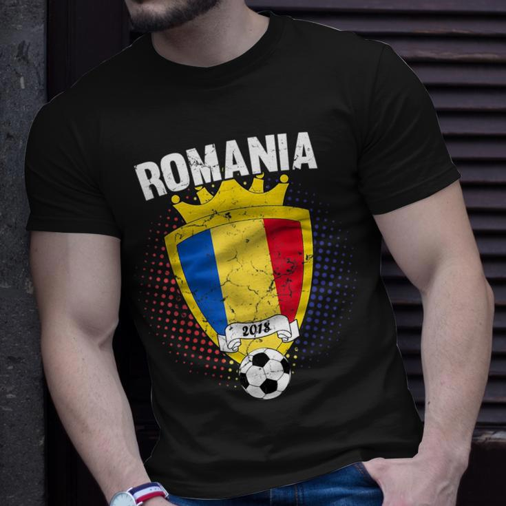 Romania Soccer 2018 Romanian Flag National Team Cup Unisex T-Shirt Gifts for Him