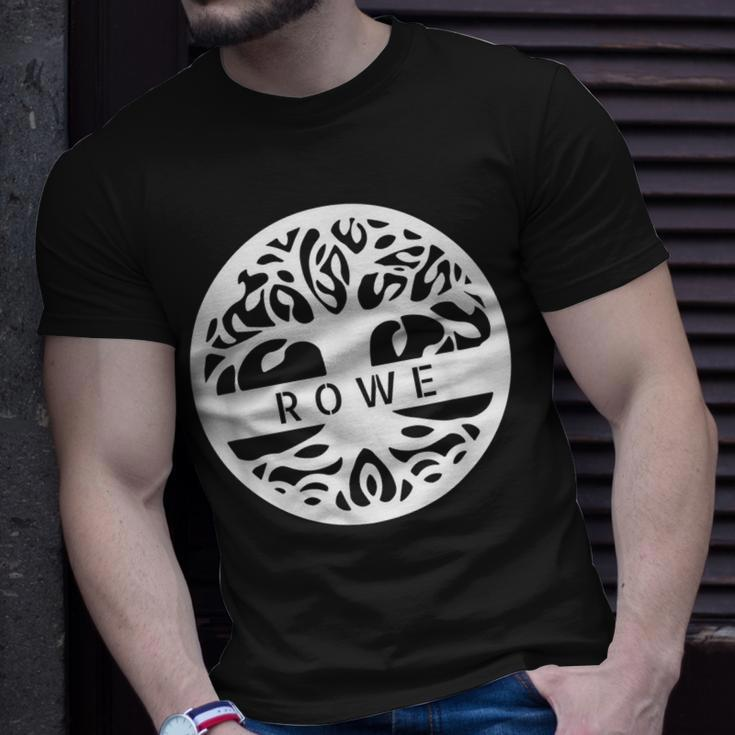 Rowe Personalized Irish Name Celtic Tree Of Life Unisex T-Shirt Gifts for Him