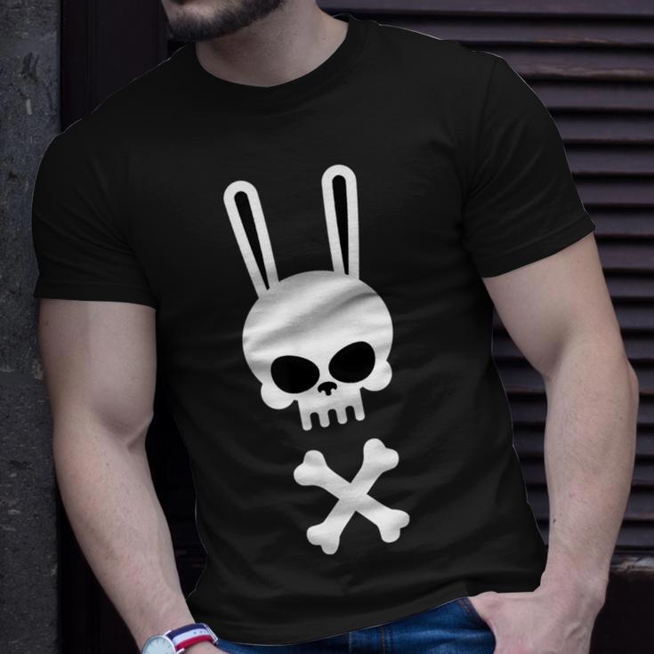 Scary Skull And Crossbones Bad Rabbit Horror Bunny Essential Scary ...