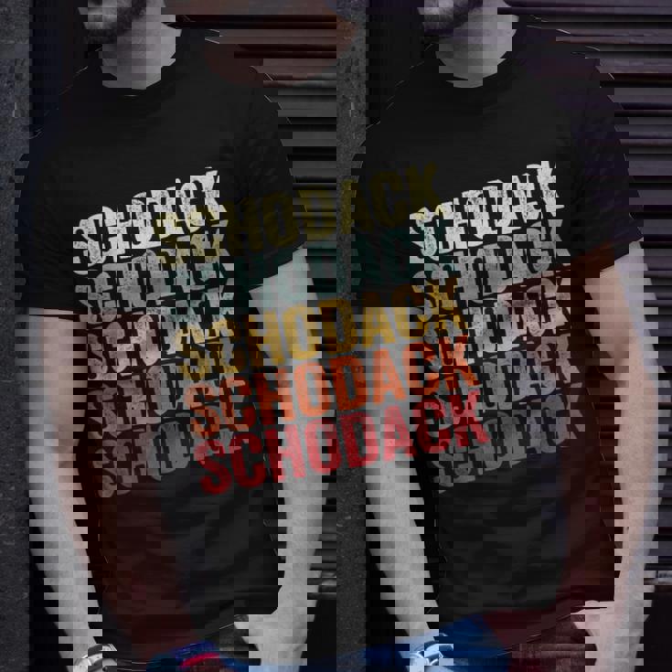 Schodack New York Schodack Ny Retro Vintage Text T-Shirt Gifts for Him