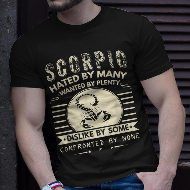 Scorpio Hated By Many Wanted By Plenty T-Shirt Gifts for Him