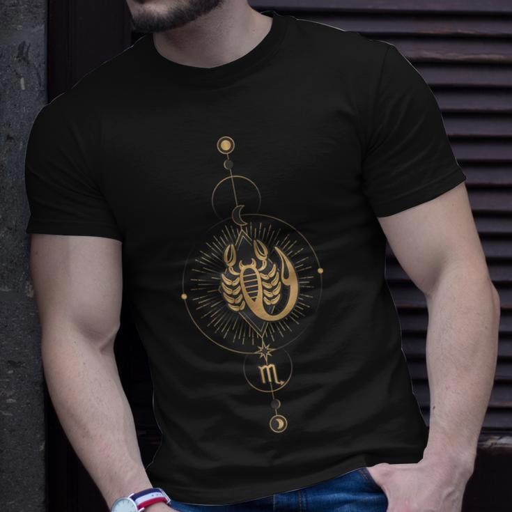 Scorpio Zodiac Sign Symbol Cosmic Cool Astrology Lover T-Shirt Gifts for Him