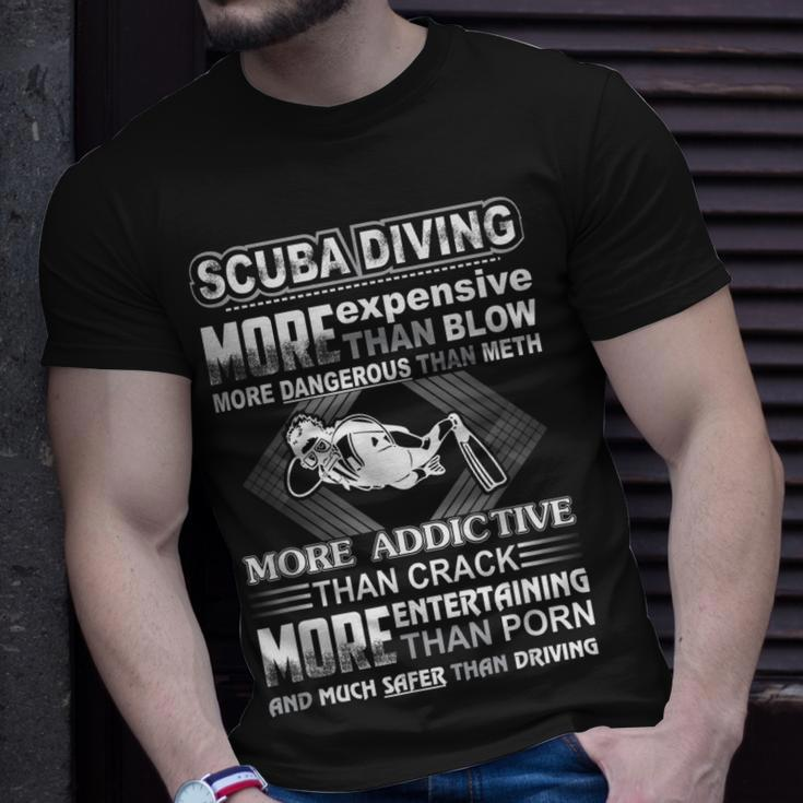Scuba Diving More Expensive Than Blow Scuba Diving S T-shirt Gifts for Him
