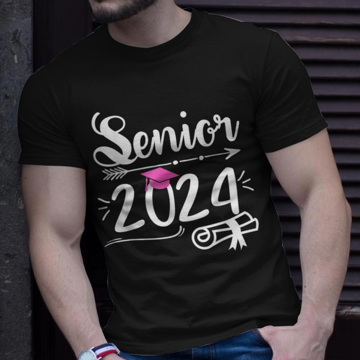 Senior 2024 Class Of 2024 Graduation Or First Day Of School T-Shirt Gifts for Him