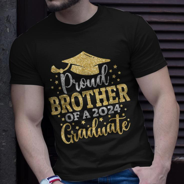 Senior 2024 Proud Brother Of A Class Of 2024 Graduate Unisex T-Shirt Gifts for Him