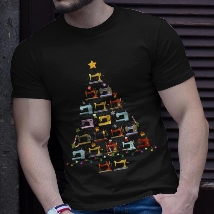 Sewing Machine Christmas Tree Ugly Christmas Sweater T-Shirt Gifts for Him