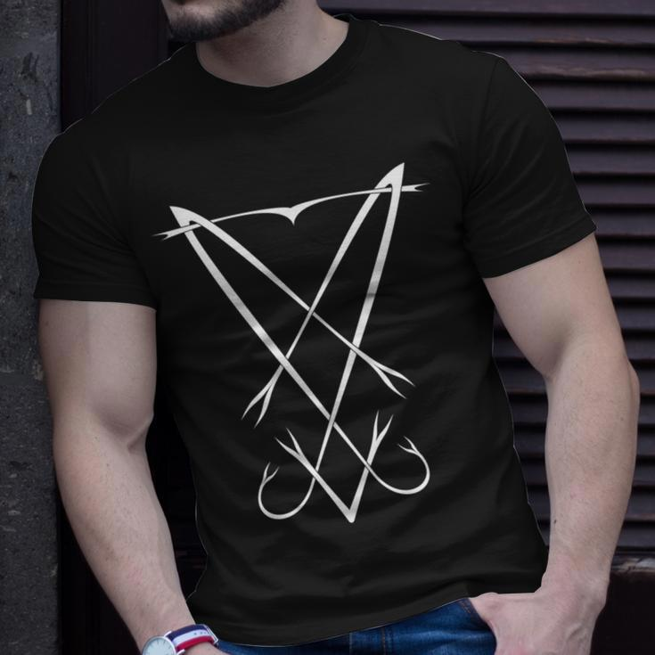 Sigil Of Lucifer Forked T-Shirt Gifts for Him