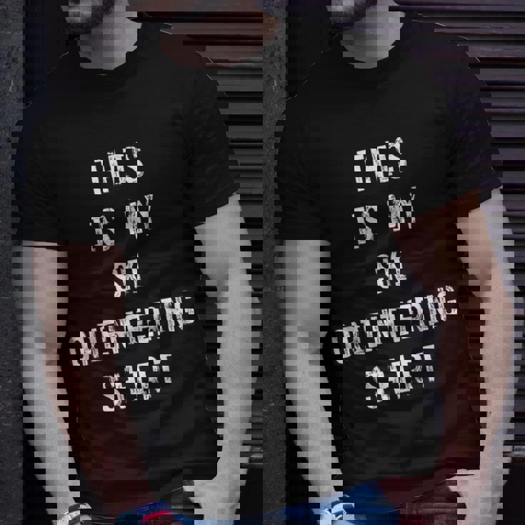 This Is My Ski Orienring Skier T-Shirt Gifts for Him