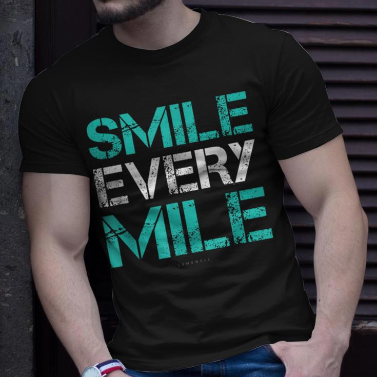 Smile Every Mile Running Runner T-Shirt Gifts for Him