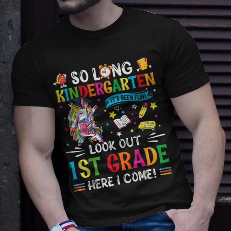 So Long Kindergarten 1St Grade Here I Come Graduation Cap Unisex T-Shirt Gifts for Him