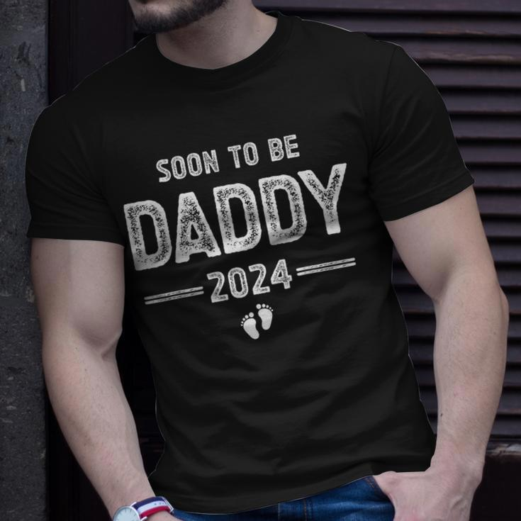 Soon To Be Daddy 2024 Promoted To Daddy T-Shirt Gifts for Him