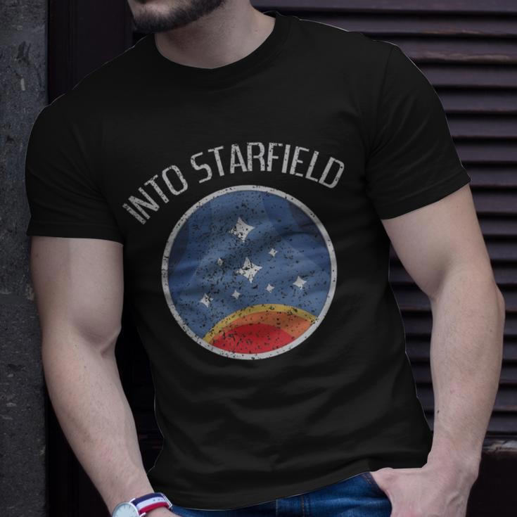 Starfield Star Field Space Galaxy Universe Vintage T-Shirt Gifts for Him