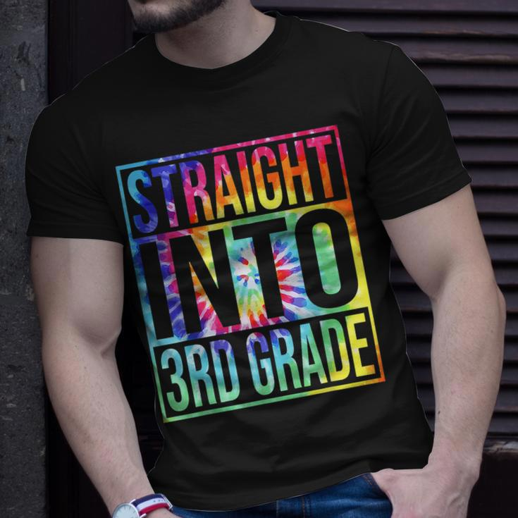 Straight Into 3Rd Grade First Day Of School Back To School Unisex T-Shirt Gifts for Him