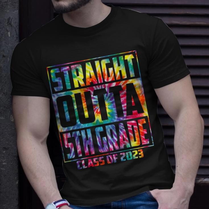 Straight Outta 5Th Grade Class 2023 Fifth Grade Graduation Unisex T-Shirt Gifts for Him