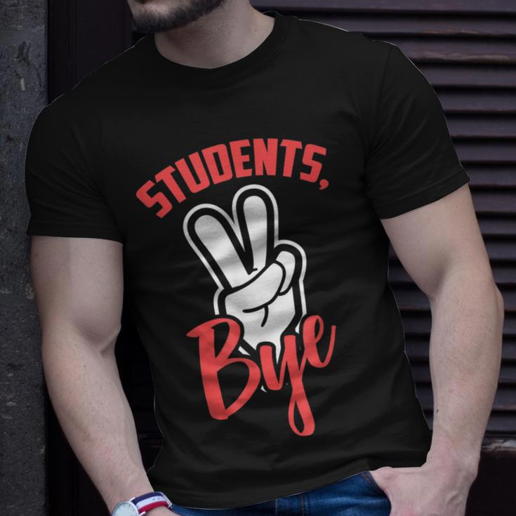 Students Bye Last Day Of School Graduation 2019 Unisex T-Shirt Gifts for Him