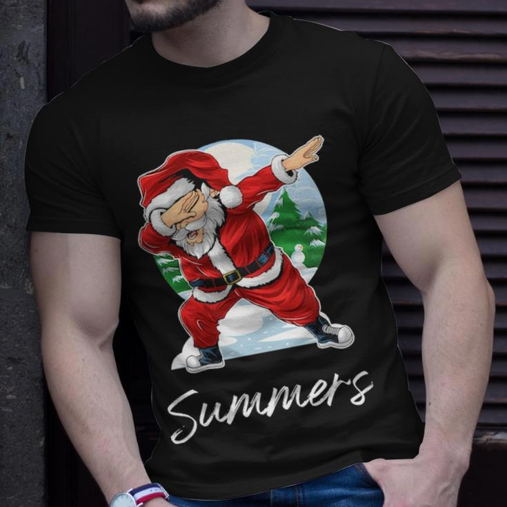 Summers Name Gift Santa Summers Unisex T-Shirt Gifts for Him