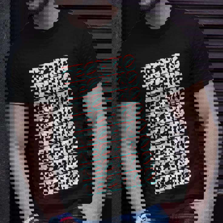 Techno Revolution For Edm Fanatics & Party Enthusiasts Edm Funny Gifts Unisex T-Shirt Gifts for Him